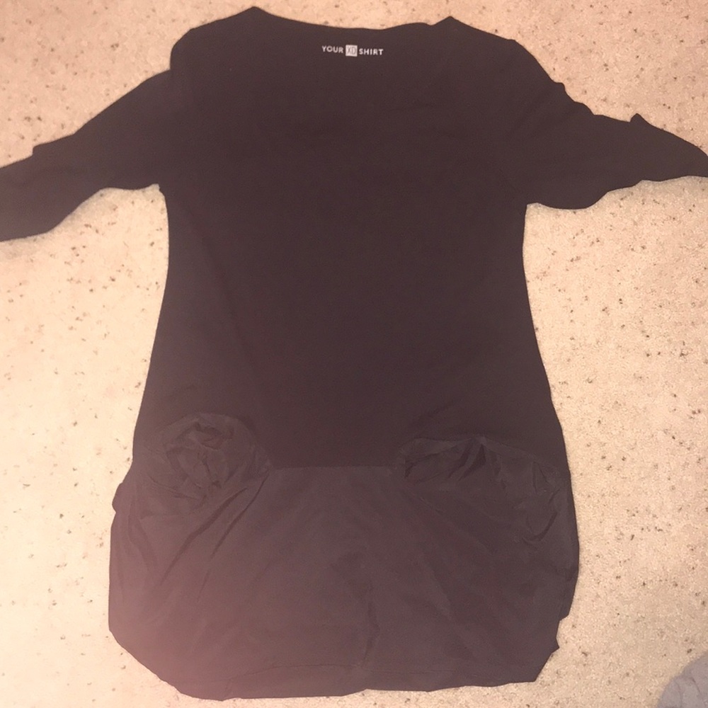 Black shirt pockets
